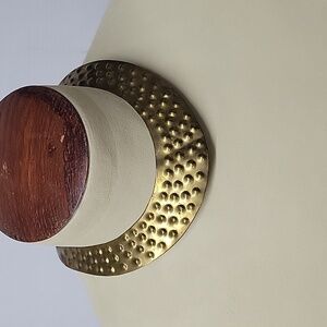 Vintage Bronze Brass Color Choker Collar Necklace Metal~ Non Metallic